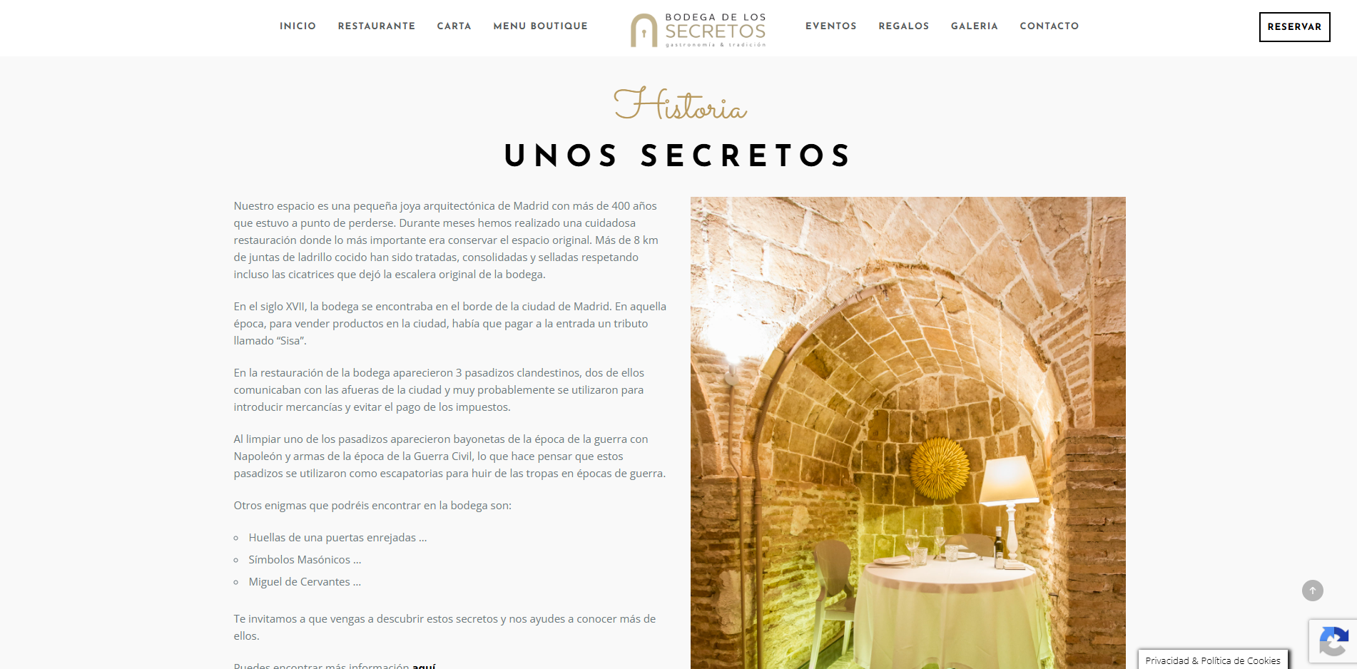 Bodega — historia