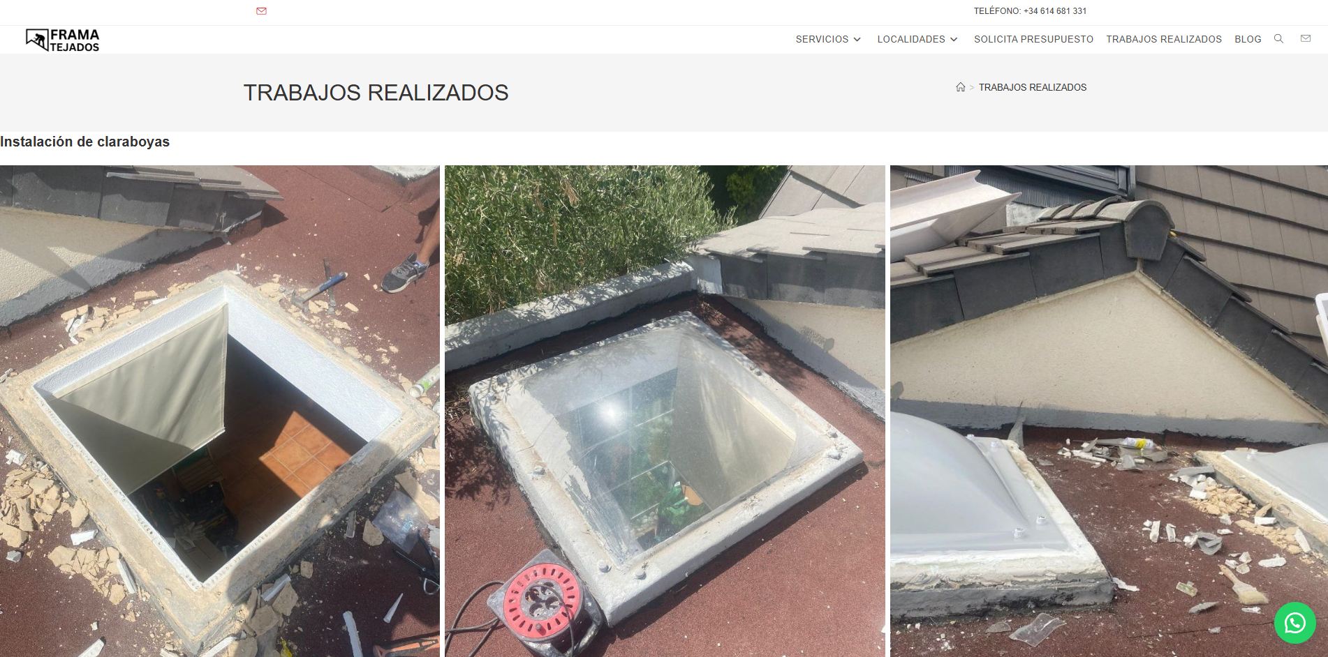 Frama — trabajos realizados
